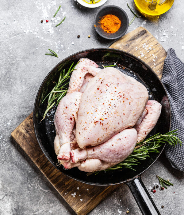 Fresh, Free-Range Non-GMO Whole Chicken – Butterfly Cut