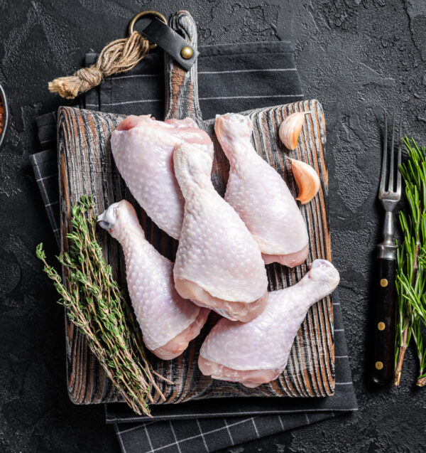 Fresh, Free-Range Non-GMO Chicken Drum Sticks (700g)